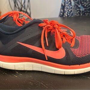 2 for $20 sale! Nike Free Blue and Orange Athletic Sneakers